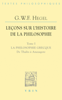 Leçons sur l'histoire de la philosophie, t. 01